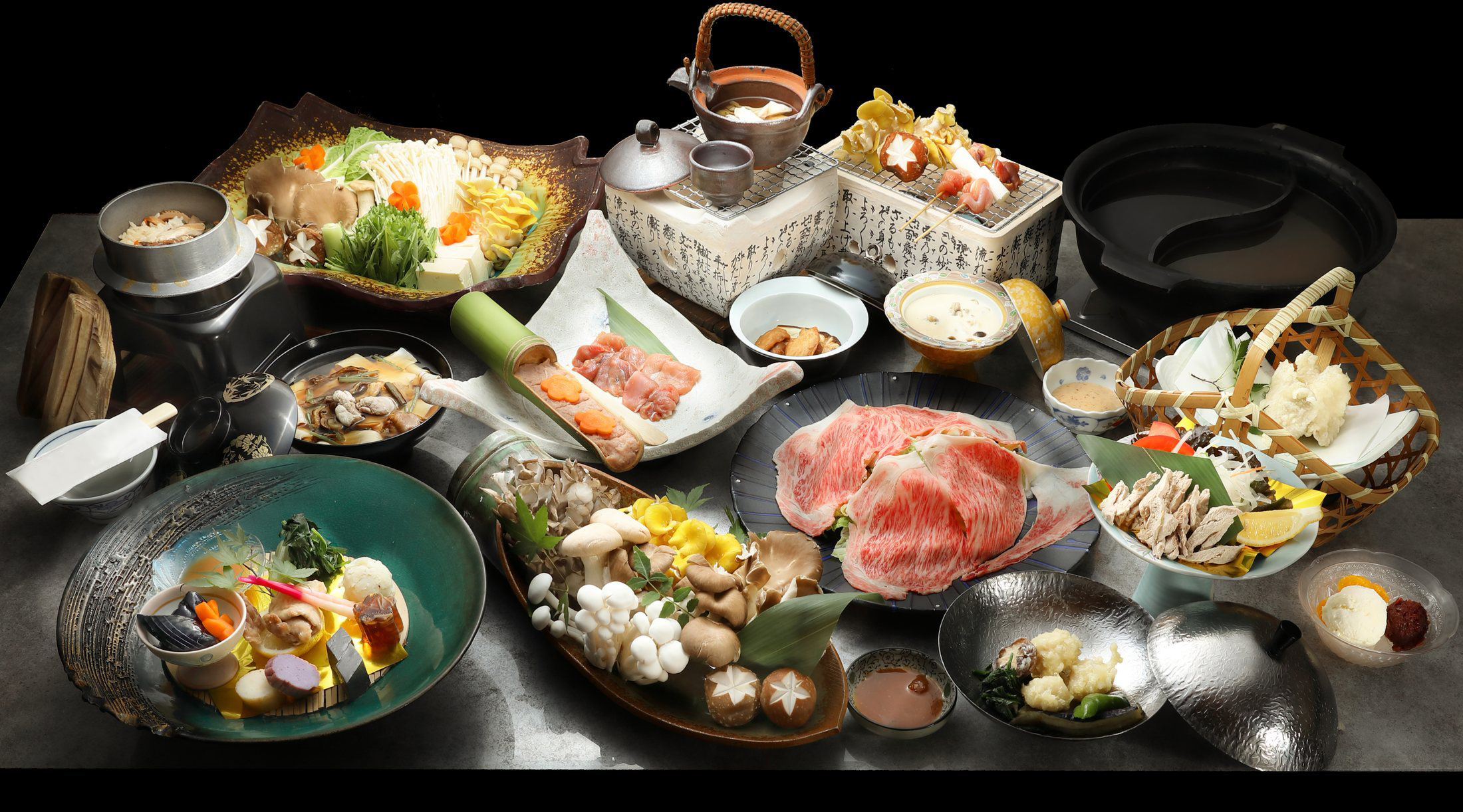 高級食材キジ料理フルコース